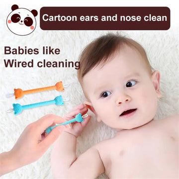 Silicone Baby Ear Spoon Double-headed Ear Wax Pickers