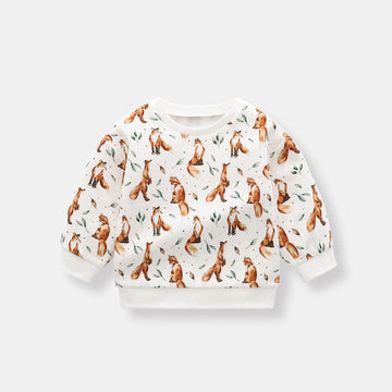100% Organic Cotton Fox Graphic Sweatshirt