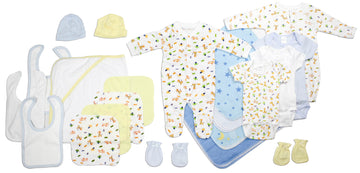 Bambini Newborn Baby Boy 21 Pc Layette Baby Shower Gift Set