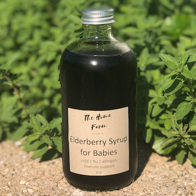 100% Organic Elderberry Syrup