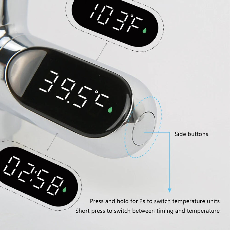 LED Thermometer for bath time