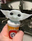 Baby Yoda (Grogu) head toothpaste dispenser